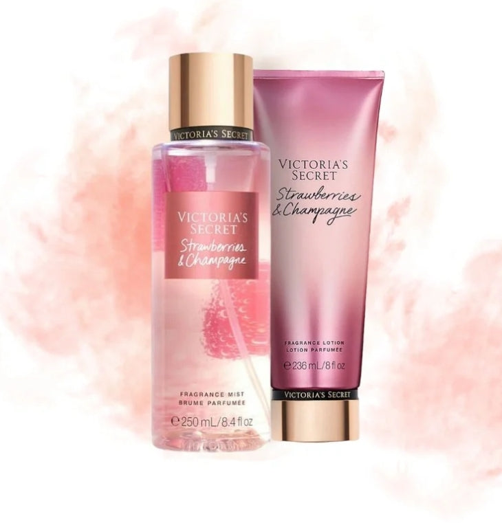 Victoria Secret Bodycare-Stawberries & Champagne Set