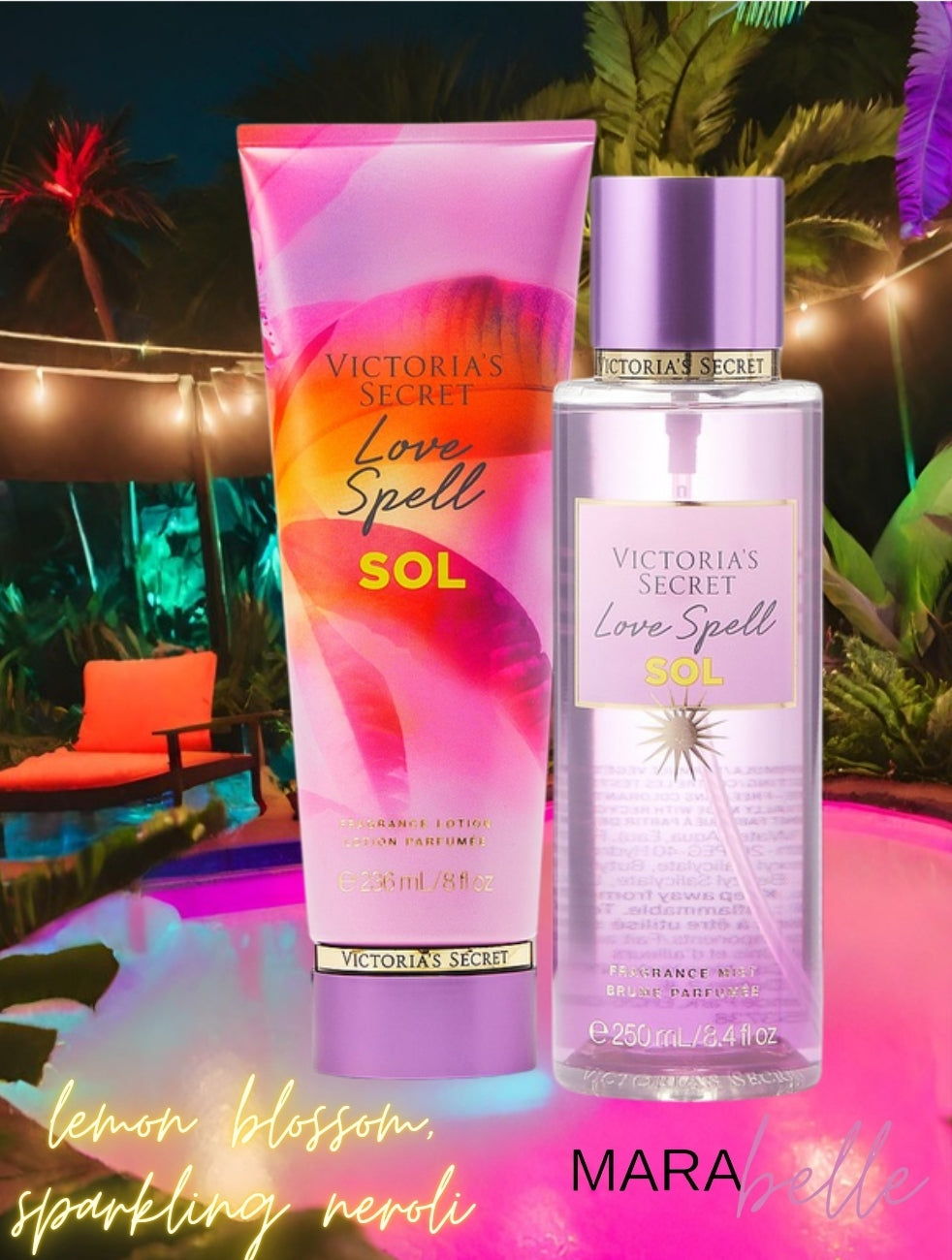 Victoria Secret Bodycare SOL Mists & Lotions